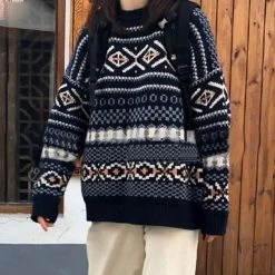 Boogzel Apparel Fjord Sweater GRANDMA AESTHETIC