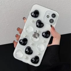 Boogzel Apparel Grunge Hearts IPhone Case