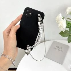 Boogzel Apparel Grunge Pearl Chain IPhone Case