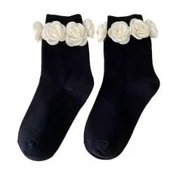 Boogzel Apparel Roses Ribbed Socks