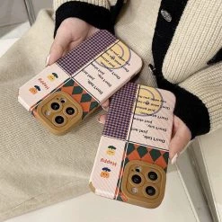 Boogzel Apparel Happy Patchwork IPhone Case 11 Boogzel Apparel Happy Patchwork IPhone Case