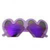 Boogzel Apparel Y2K OUTFITS Glitter Heart Shaped Glasses