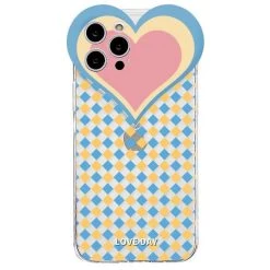 Boogzel Apparel Heart Argyle IPhone Case IPHONE CASES