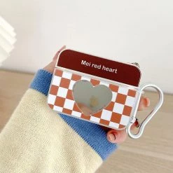 Boogzel Apparel IPHONE CASES Heart Check Pattern AirPods Case