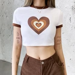 Boogzel Apparel Professional Heartbreaker Crop Top 90s & VINTAGE