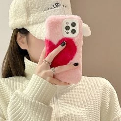 Boogzel Apparel IPHONE CASES Heart Fluffy IPhone Case