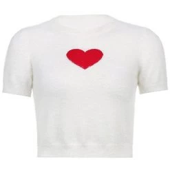 Boogzel Apparel Love Bites Fuzzy Top SOFT GIRL OUTFITS