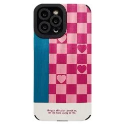 Boogzel Apparel Heart Grid IPhone Case