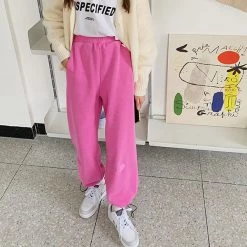 Boogzel Apparel Soft Girl Heart Joggers SOFT GIRL OUTFITS