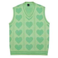 Boogzel Apparel SOFT GIRL OUTFITS Teen Craft Heart Vest