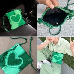 Boogzel Apparel INDIE CLOTHES Heart Patchwork Purse