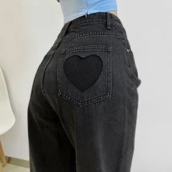 Boogzel Apparel GRUNGE CLOTHES Love Bites Gradient Jeans