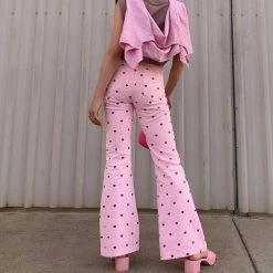 Boogzel Apparel Love Bites Flare Trousers