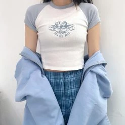 Boogzel Apparel Clothing Heaven Sent Crop Top