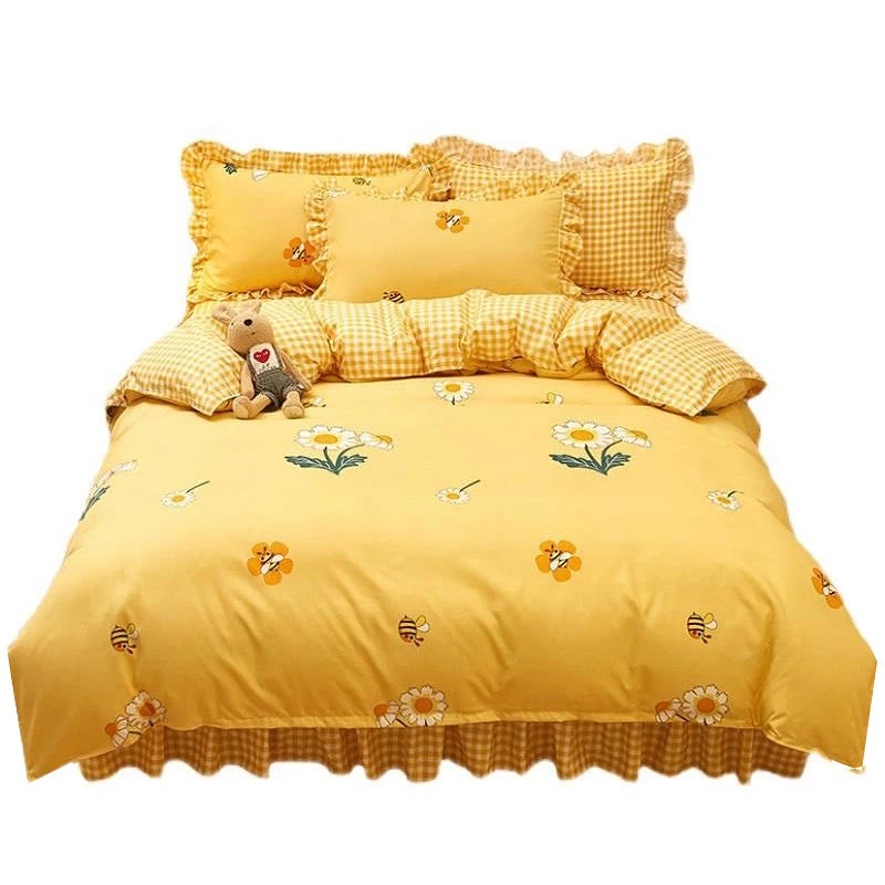 Boogzel Apparel Honey Bee Aesthetic Bedding Set Home Decor 3 Boogzel Apparel Honey Bee Aesthetic Bedding Set Home Decor
