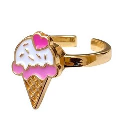 Boogzel Apparel INDIE CLOTHES Ice Cream Anxiety Spin Ring 🍧