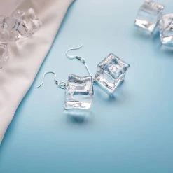 Boogzel Apparel Ice Cube Drop Earrings