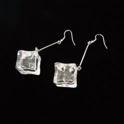 Boogzel Apparel Ice Cube Drop Earrings
