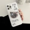 Boogzel Apparel I'm A Cat IPhone Case