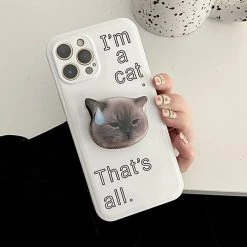 Boogzel Apparel I'm A Cat IPhone Case