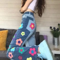 Boogzel Apparel Peace & Petals Indie Kid Jeans