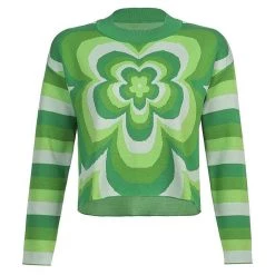 Boogzel Apparel INDIE CLOTHES Indie Aesthetic Flower Sweater