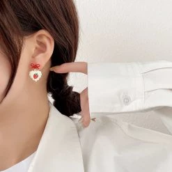 Boogzel Apparel Kawaii Strawberry Earrings