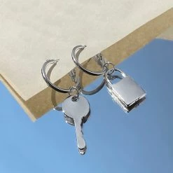 Boogzel Apparel Unlock Ya Mind Key Earrings