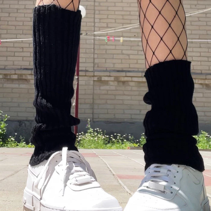 Boogzel Apparel Knitted Leg Warmers FAIRY GRUNGE 5 Boogzel Apparel Knitted Leg Warmers FAIRY GRUNGE