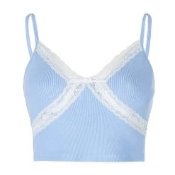 Boogzel Apparel Y2K OUTFITS Pure Summer Ribbed Top