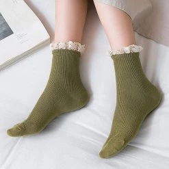 Boogzel Apparel Lace Frilly Socks