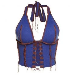 Boogzel Apparel Don't Try It Lace-Up Halter Top FAIRYCORE 7 Boogzel Apparel Don't Try It Lace-Up Halter Top FAIRYCORE