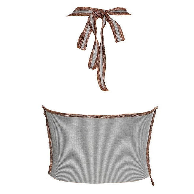 Boogzel Apparel Don't Try It Lace-Up Halter Top FAIRYCORE 3 Boogzel Apparel Don't Try It Lace-Up Halter Top FAIRYCORE