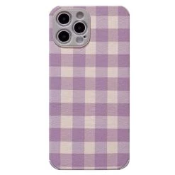 Boogzel Apparel IPHONE CASES Lavender Grid IPhone Case
