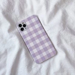 Boogzel Apparel IPHONE CASES Lavender Grid IPhone Case