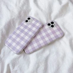 Boogzel Apparel IPHONE CASES Lavender Grid IPhone Case