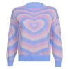 Boogzel Apparel Pastel Heart Sweater