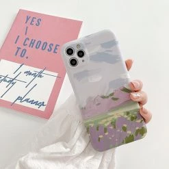 Boogzel Apparel Lavender Oil Painting IPhone Case