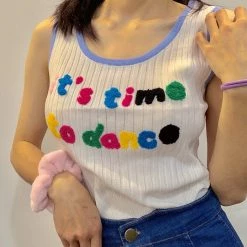 Boogzel Apparel Time To Dance Tank Top 90s & VINTAGE