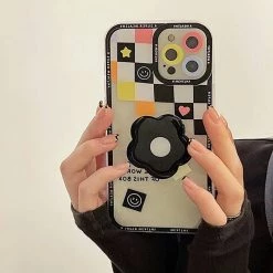 Boogzel Apparel Love Checkerboard IPhone Case