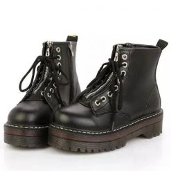 Boogzel Apparel Hanover Ankle Boots GRUNGE CLOTHES