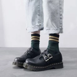 Boogzel Apparel Mary Jane Buckle Flats PREPPY CLOTHES