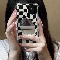 Boogzel Apparel Mirror Checkered IPhone Case IPHONE CASES