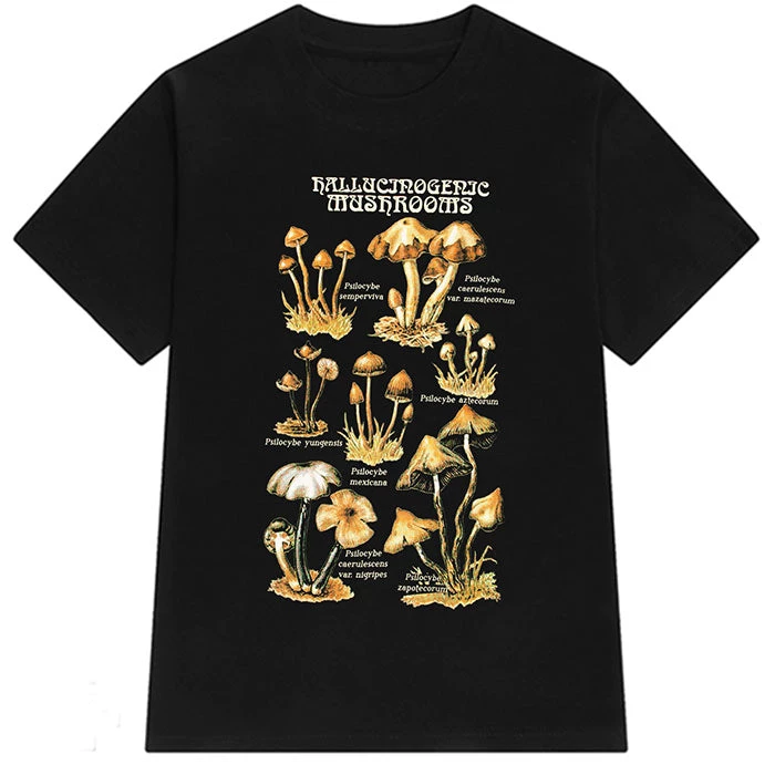 Boogzel Apparel Mushrooms Graphic Tee FAIRY GRUNGE 1 Boogzel Apparel Mushrooms Graphic Tee FAIRY GRUNGE
