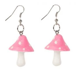 Boogzel Apparel Mushroom Earrings SOFT GIRL OUTFITS