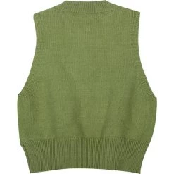 Boogzel Apparel Mushroom Embroidery Green Vest