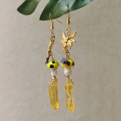 Boogzel Apparel Fairy Crystal Earrings