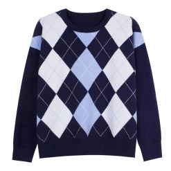 Boogzel Apparel High School Argyle Jumper PREPPY CLOTHES