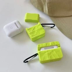 Boogzel Apparel Neon Green AirPods Case IPHONE CASES