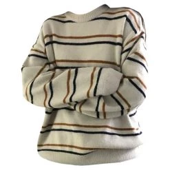 Boogzel Apparel PREPPY CLOTHES New Student Striped Sweater